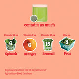 8Greens vaso sobre mesa de oficina para consumo práctico durante jornada