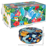 Aamdkcyu caja regalo con estampado tropical, presentación festiva