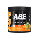 ABE All Black Everything frente del envase mostrando etiqueta y sabor Tang Orange para identificación rápida