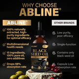 Abline etiqueta nutricional en detalle, evidencia transparencia y pruebas de calidad