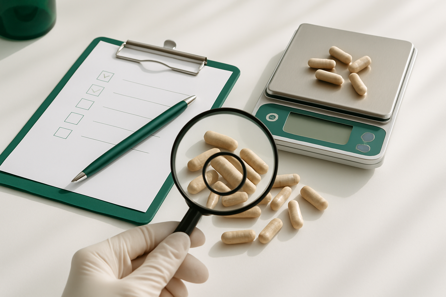 Control de calidad — enfoque de Vitaminas Ya