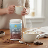 ABOUT YOUR COLLAGEN etiqueta con ingredientes claros y origen grass fed