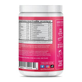 ABOUT YOUR COLLAGEN polvo disuelto en vaso demostrando bebida energizante
