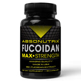 Absonutrix frasco frontal de Fucoidan Pure mostrando presentación clara y beneficios
