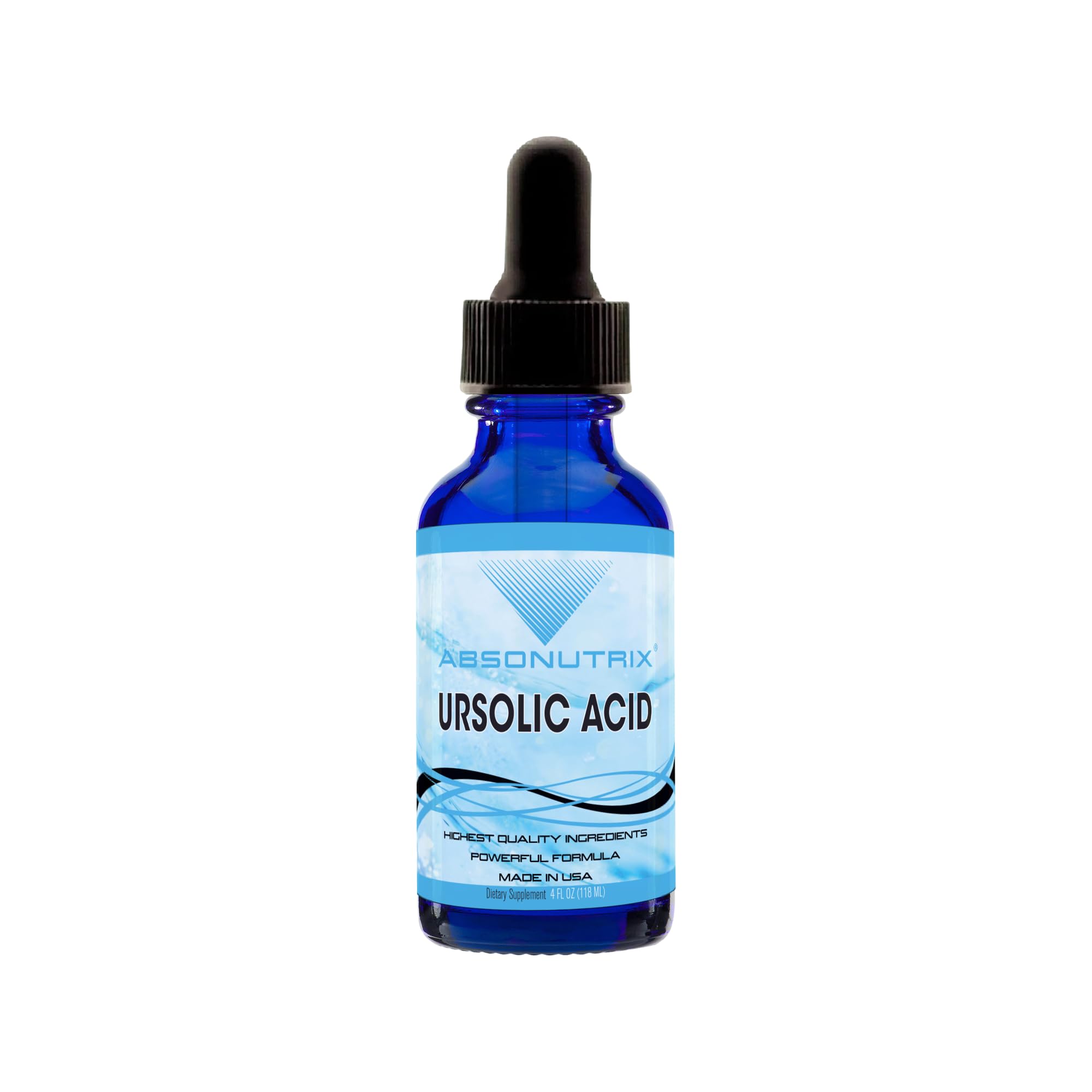 Absonutrix botella frontal 4 fl oz mostrando diseño y tamaño práctico