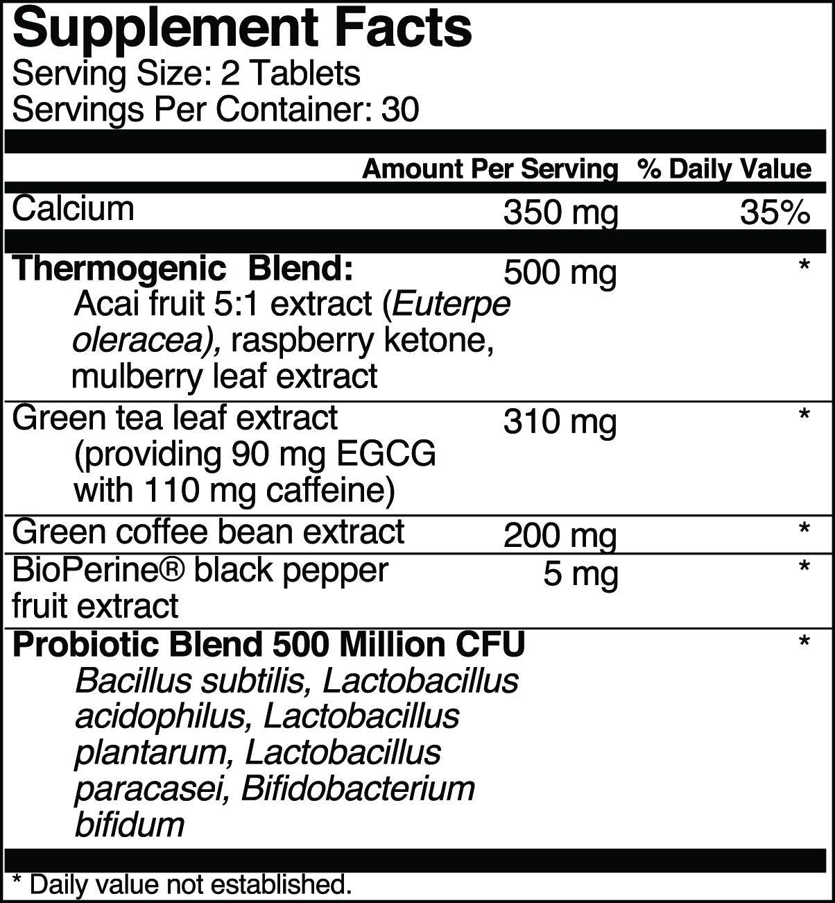 Acai Trim cápsula en primer plano, muestra textura y formulación fiable