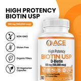 ACE NUTRITION cápsulas en mano para visualizar tamaño y uso práctico