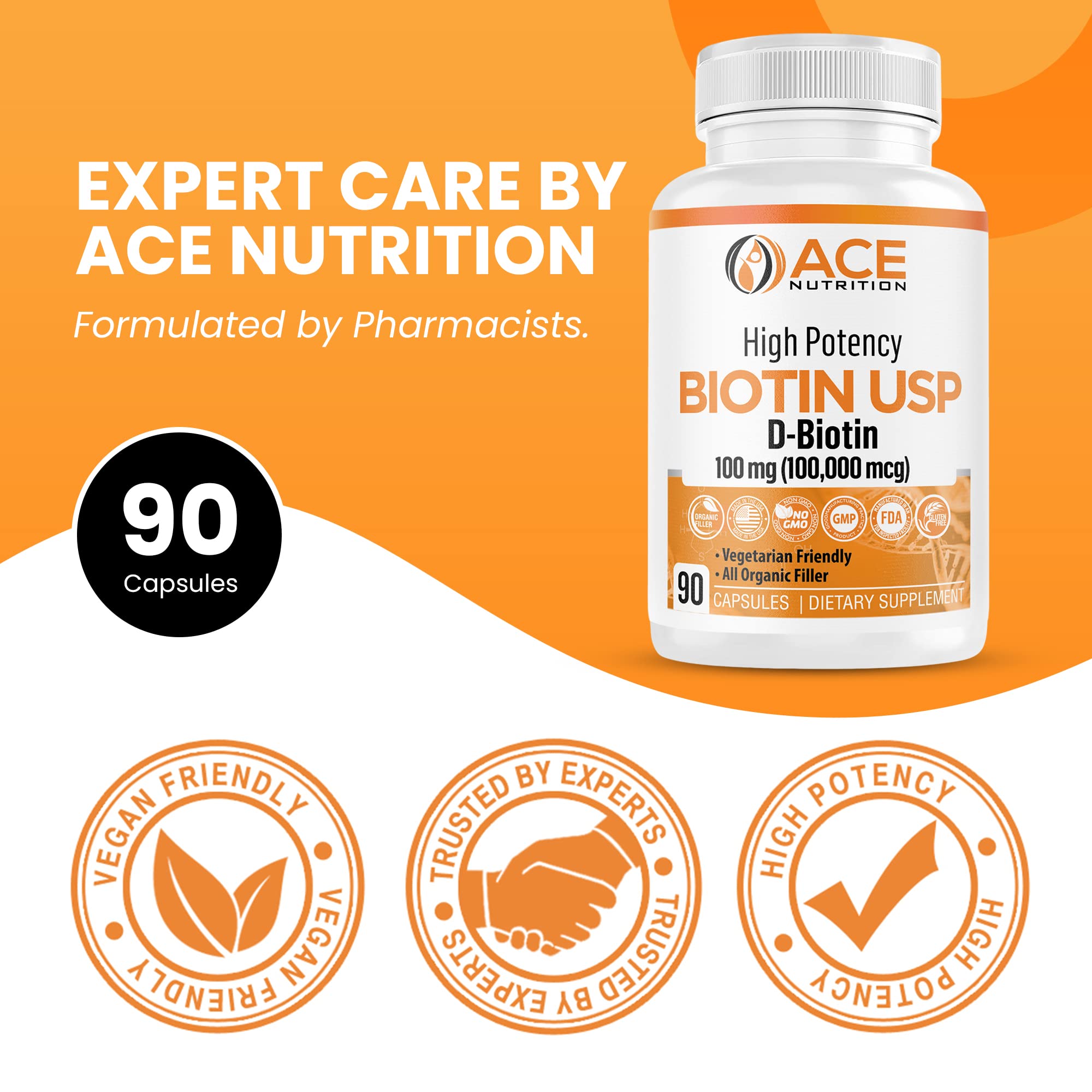 ACE NUTRITION detalle de etiqueta con concentración y origen USA