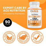ACE NUTRITION detalle de etiqueta con concentración y origen USA