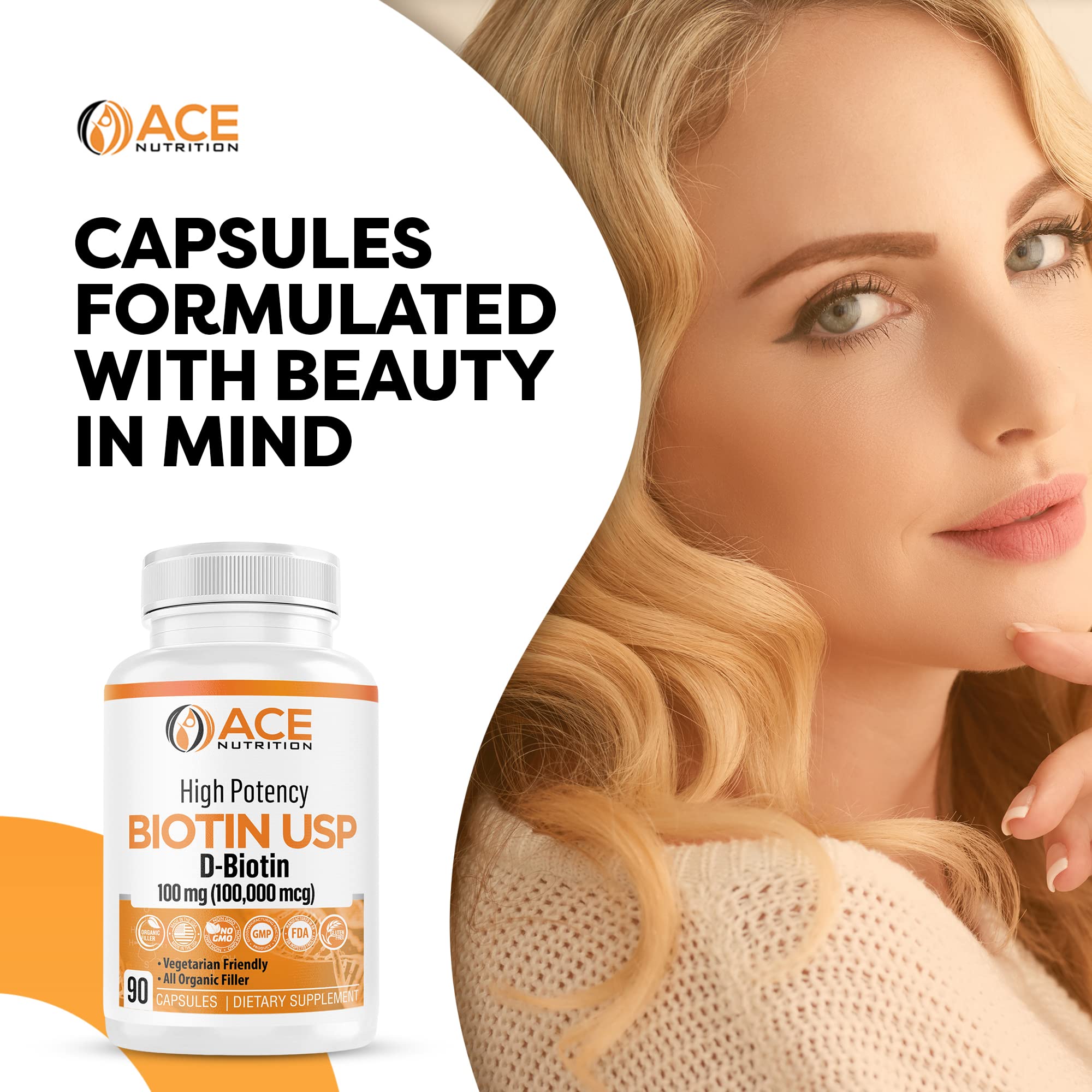 ACE NUTRITION frasco en encimera como recordatorio de uso diario