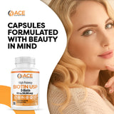 ACE NUTRITION frasco en encimera como recordatorio de uso diario