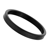 AceMagnetics vista frontal de la pulsera Rally Band negra, diseño ligero y moderno