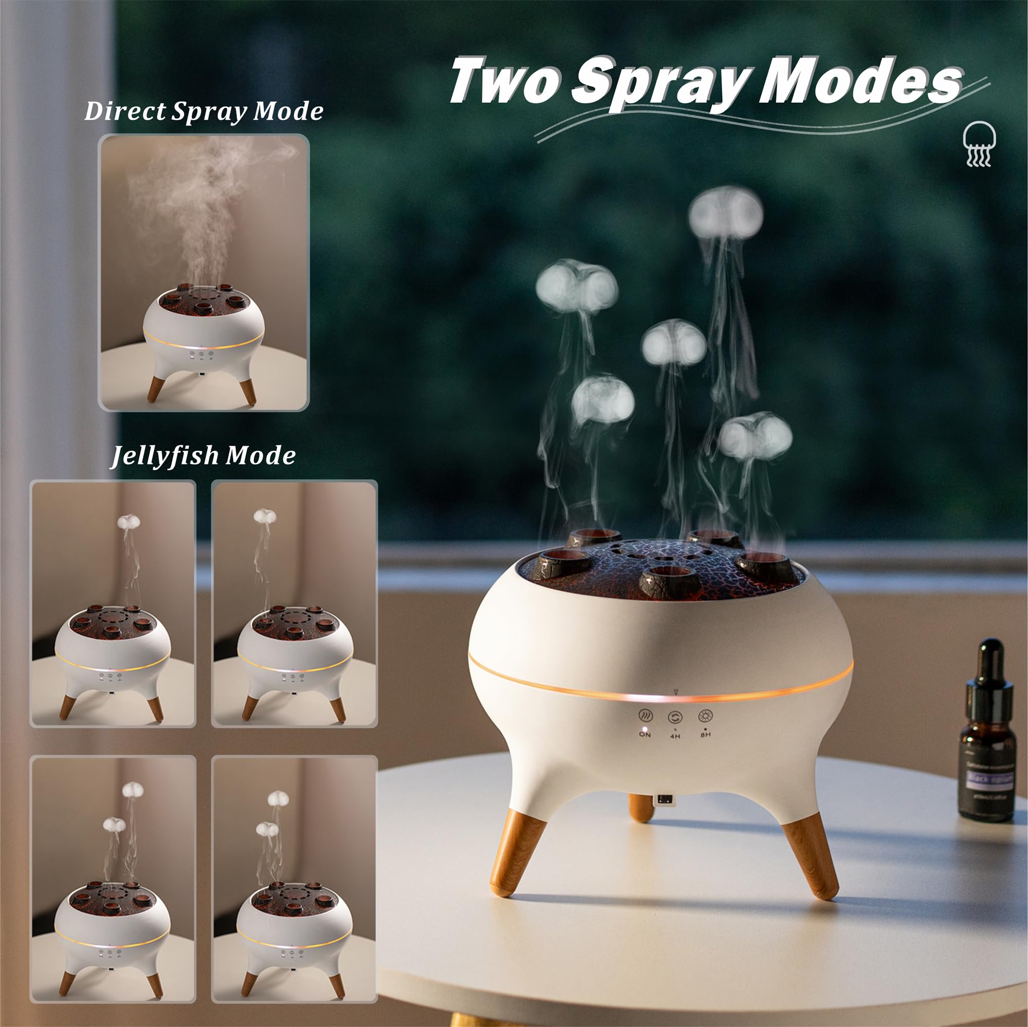 AChoice4U niebla fina en primer plano humidifica y dispersa aroma eficazmente