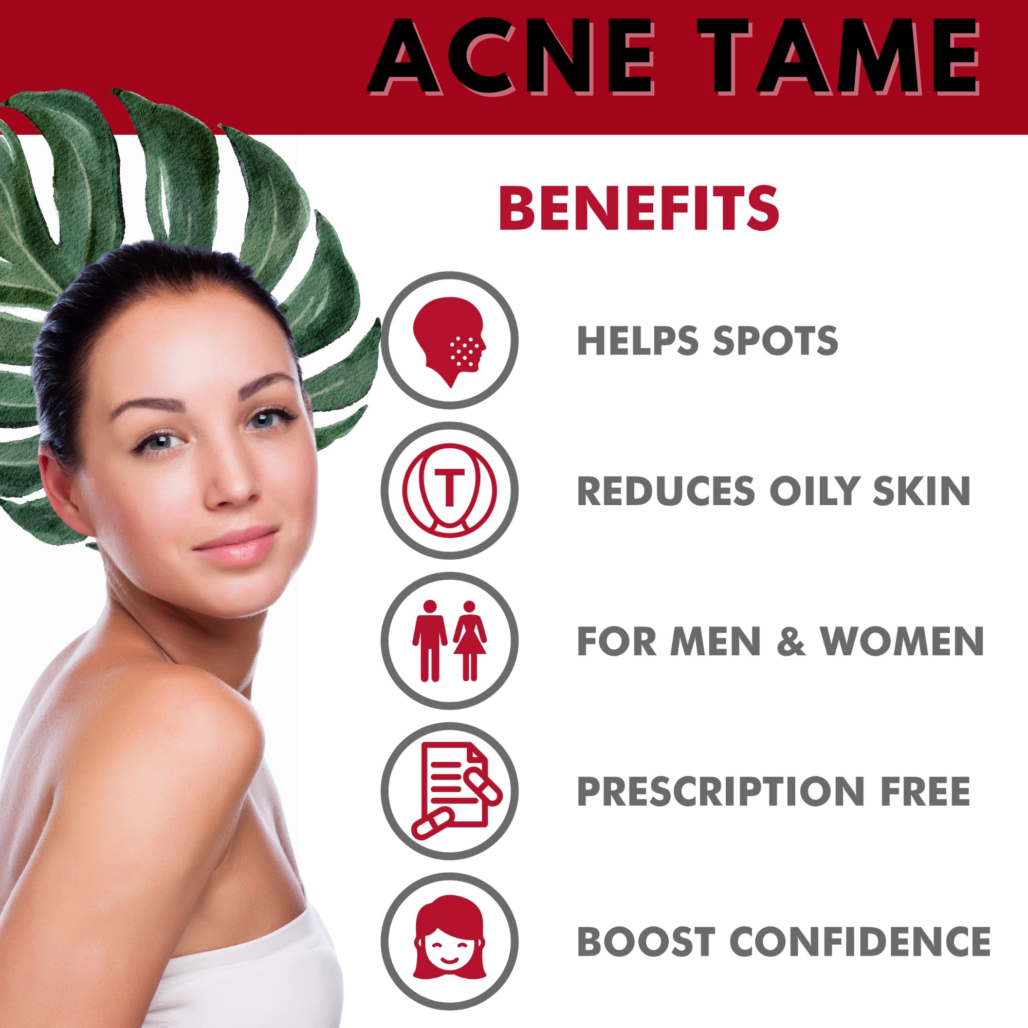 Acnetame persona sosteniendo el frasco junto al rostro para uso diario