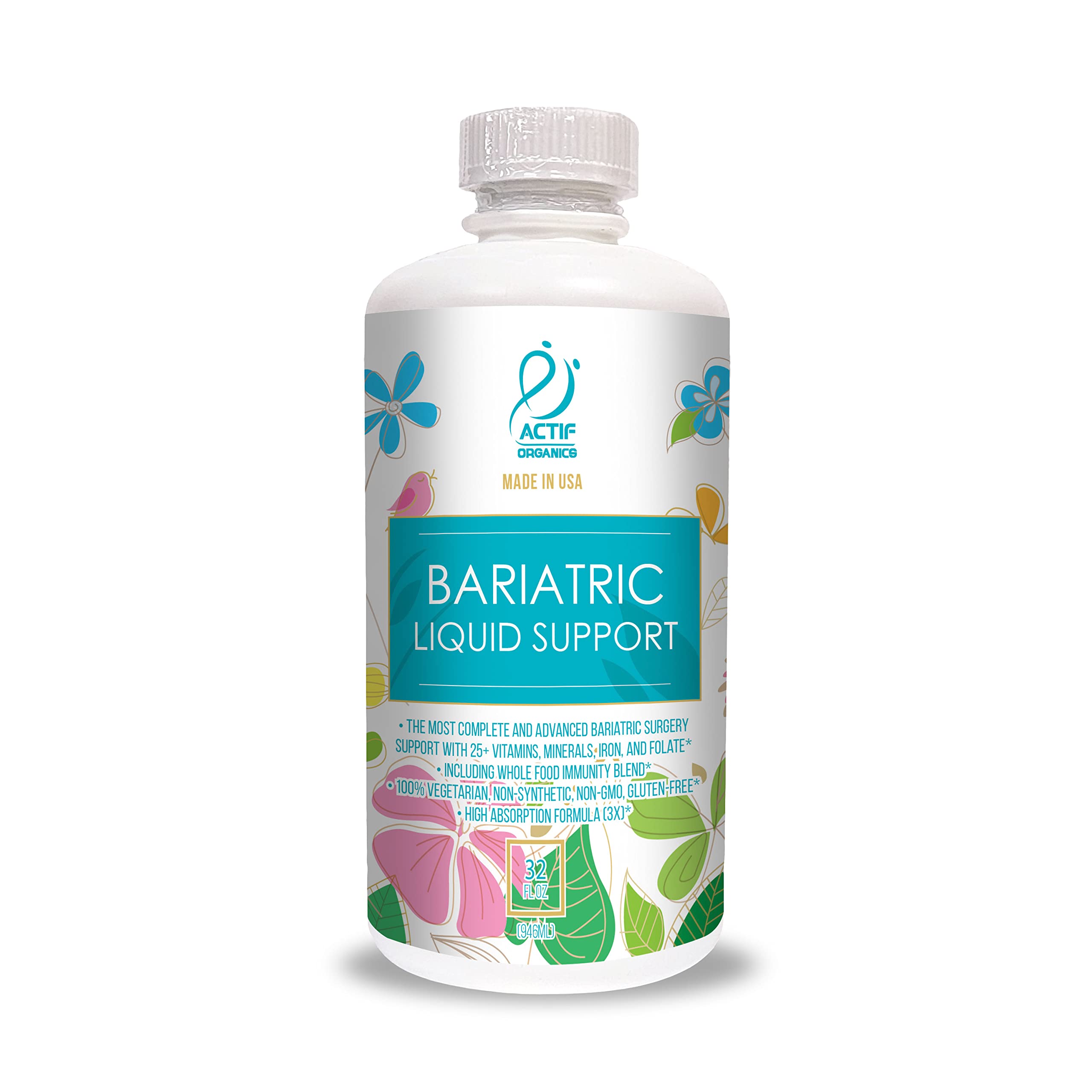 ACTIF frente del envase mostrando 90 dosis y beneficio de soporte nutricional