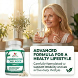 Activa Naturals etiqueta de ingredientes mostrando colágeno tipo 2 y condroitina
