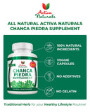 Activa Naturals hojas de Phyllanthus niruri como origen botánico y naturalidad