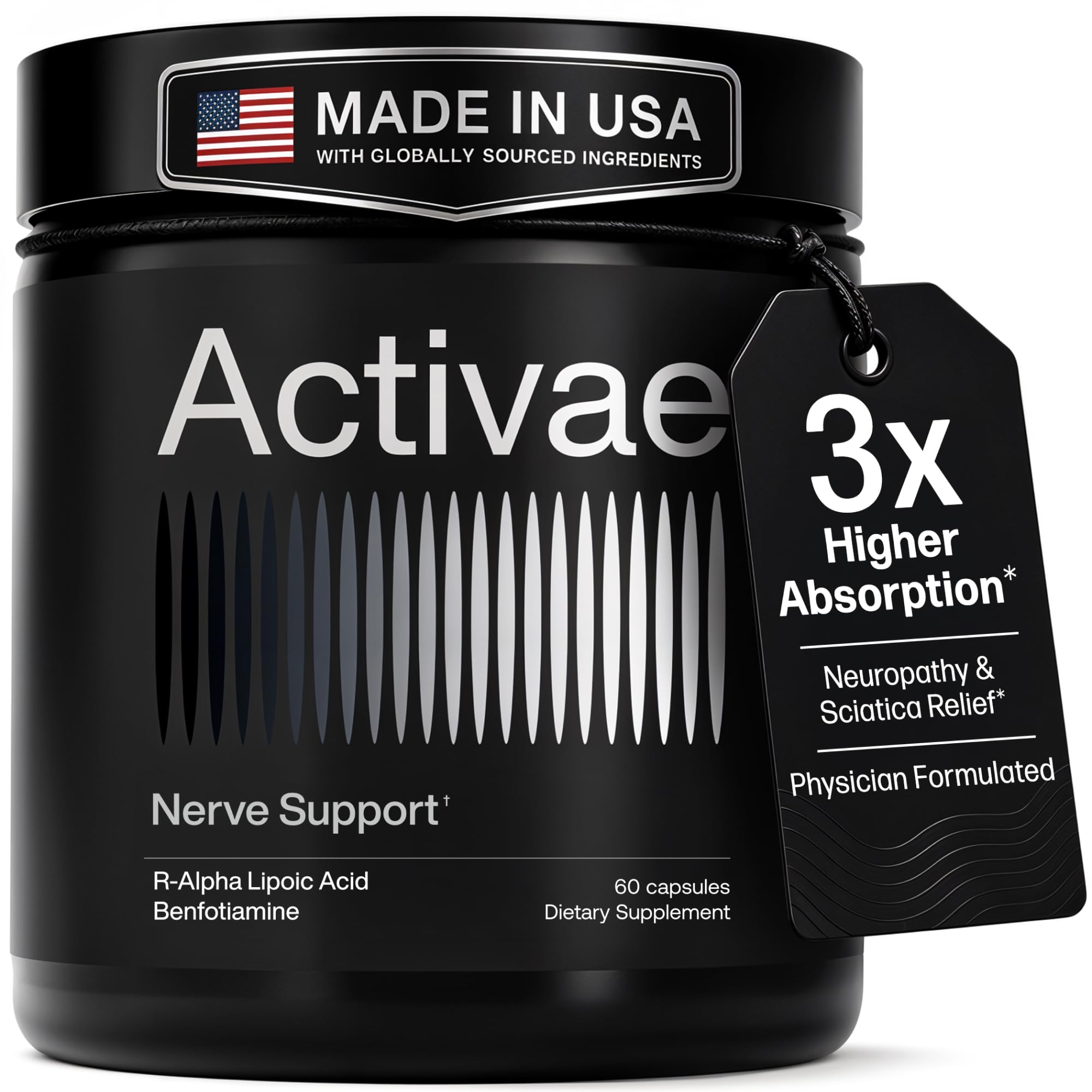 Activae frontal del envase mostrando el etiquetado claro y beneficios clave