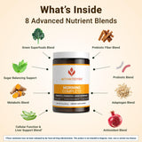 ACTIVATEDYOU etiqueta de ingredientes con detalle de probióticos y prebióticos
