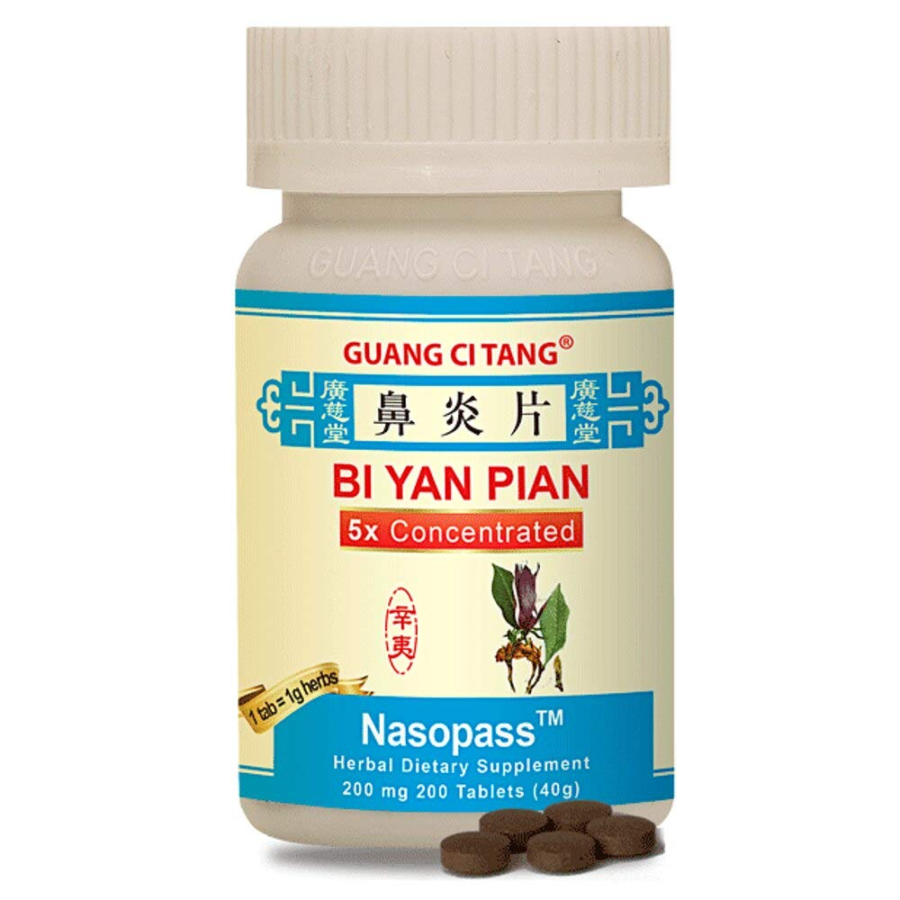 ActiveHerb Bi Yan Pian primer plano de tableta mostrando textura y densidad concentrada