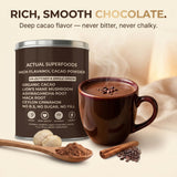Actual Superfoods incorporado en brownies funcionales como sustituto de cacao