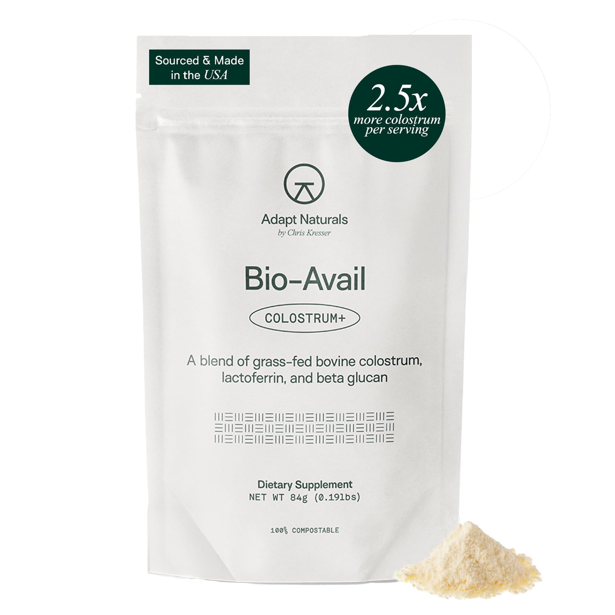 Adapt Naturals frente del envase mostrando formato y beneficios