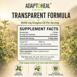 ADAPTOHEAL primer plano de una softgel destacando textura y fácil de tragar