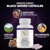 Addictive Wellness cápsula en mano para comparar tamaño y comodidad de ingesta