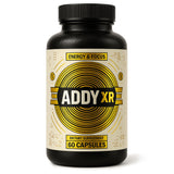 ADDY FOCUS empaque frontal mostrando suplemento premium y duración