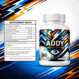 ADDY FOCUS en escenario de trabajo mostrando enfoque y energía sostenida