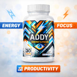 ADDY FOCUS cápsula en primer plano para apreciar textura y tamaño