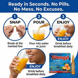 Aderogyl líquido en cuchara mostrando textura y mezcla homogénea