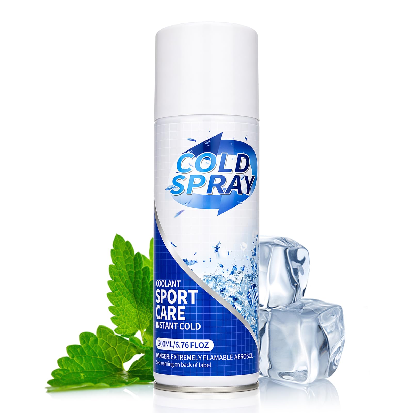 Adhesive Gbye envase frontal mostrando el diseño y beneficio de enfriamiento rápido