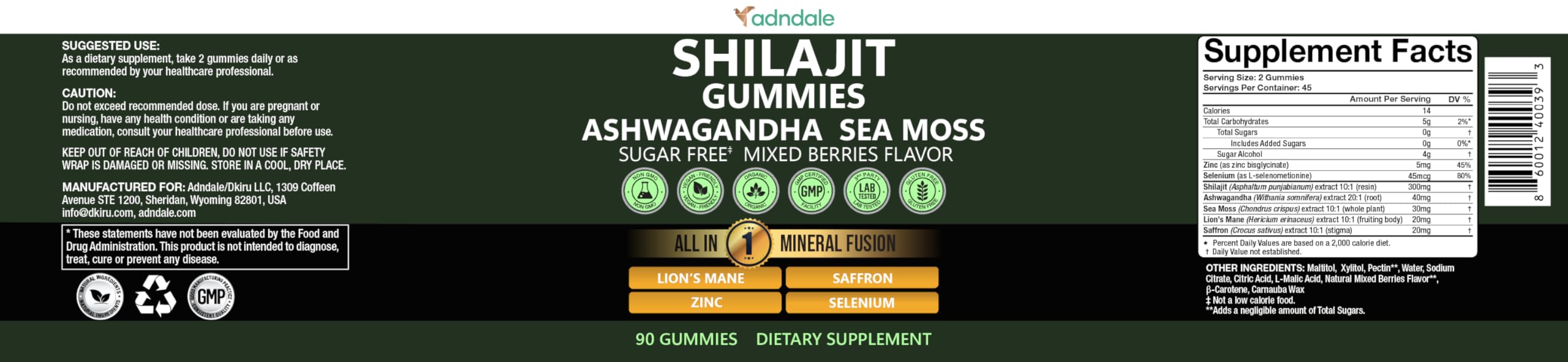 Adndale estilo de vida en gimnasio con gomitas, apoyo para actividad