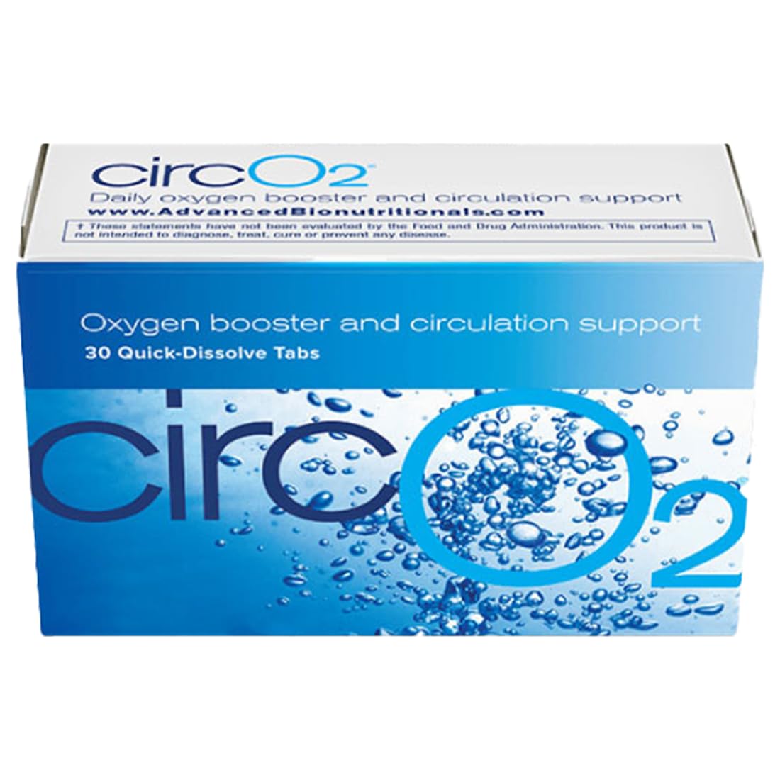 Advanced Bionutritionals Circ02 vista frontal del envase y beneficios