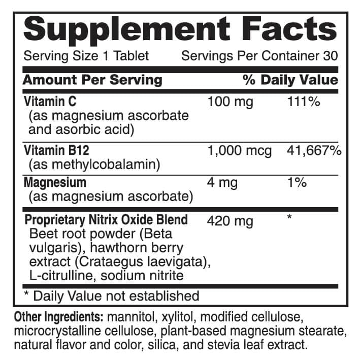 Advanced Bionutritionals pastilla textura y forma, fácil de consumir