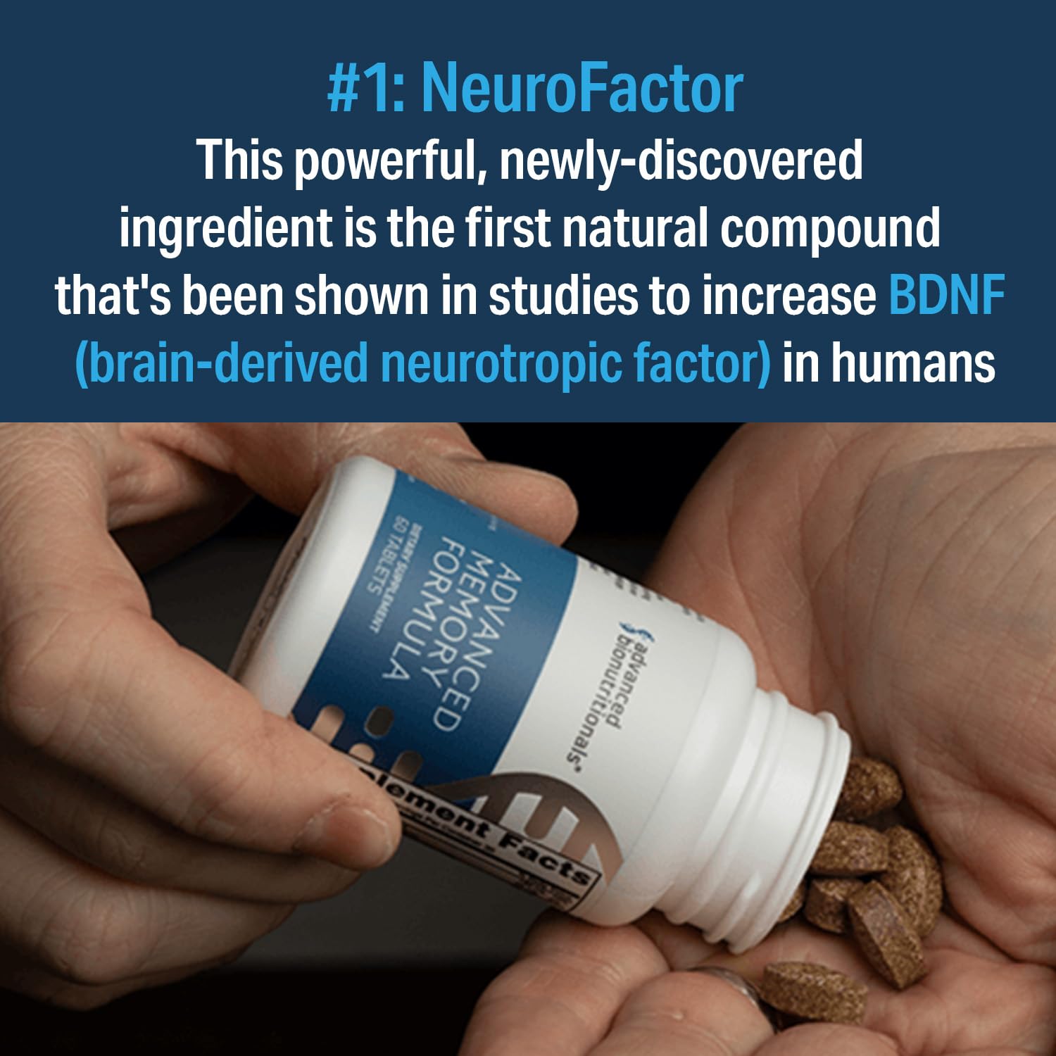 Advanced Bionutritionals etiqueta con ingredientes clave y certificaciones claras