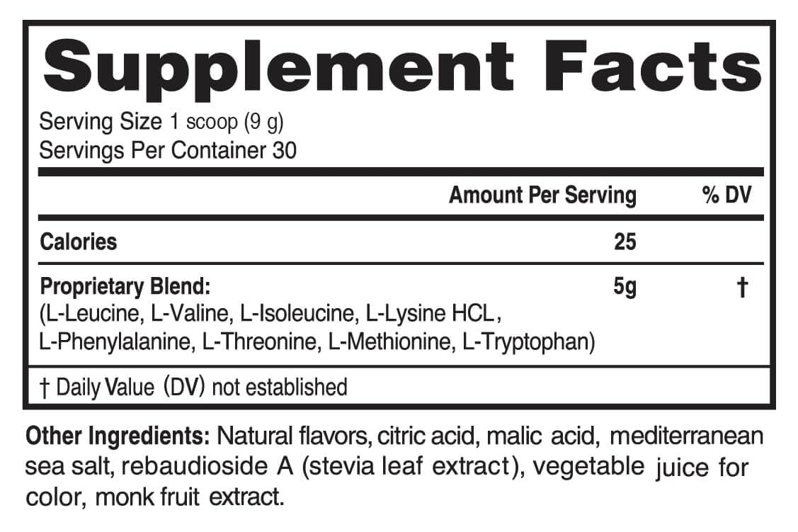 Advanced Bionutritionals polvo fino mostrando textura fácil de mezclar