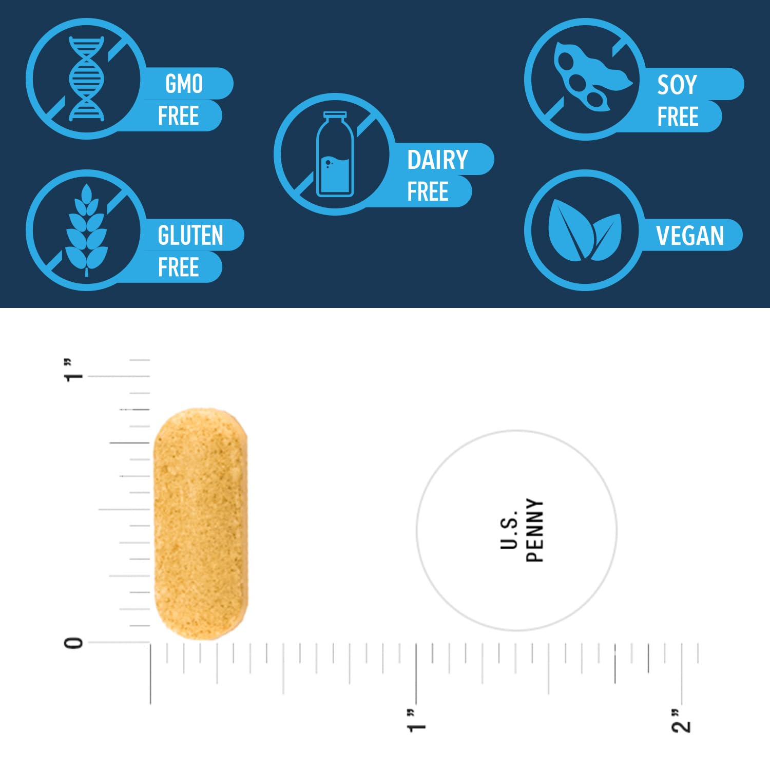 Advanced Bionutritionals tabletas junto a comida saludable para mejor absorción