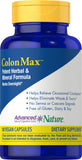 Advanced Nature ColonMax vista frontal del envase mostrando cápsulas y beneficios