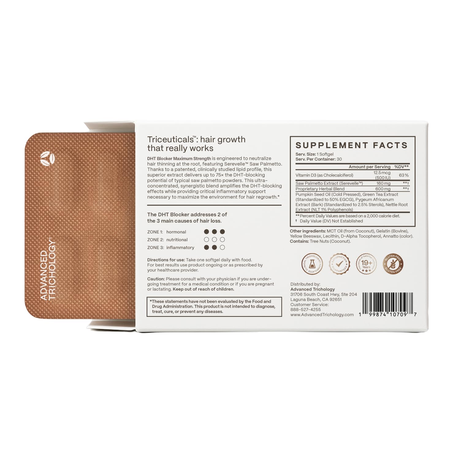 Advanced Trichology en baño junto a productos de cuidado para un uso cotidiano