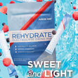 AdvoCare Rehydrate en ambiente activo al aire libre, soporte para recuperación y energía