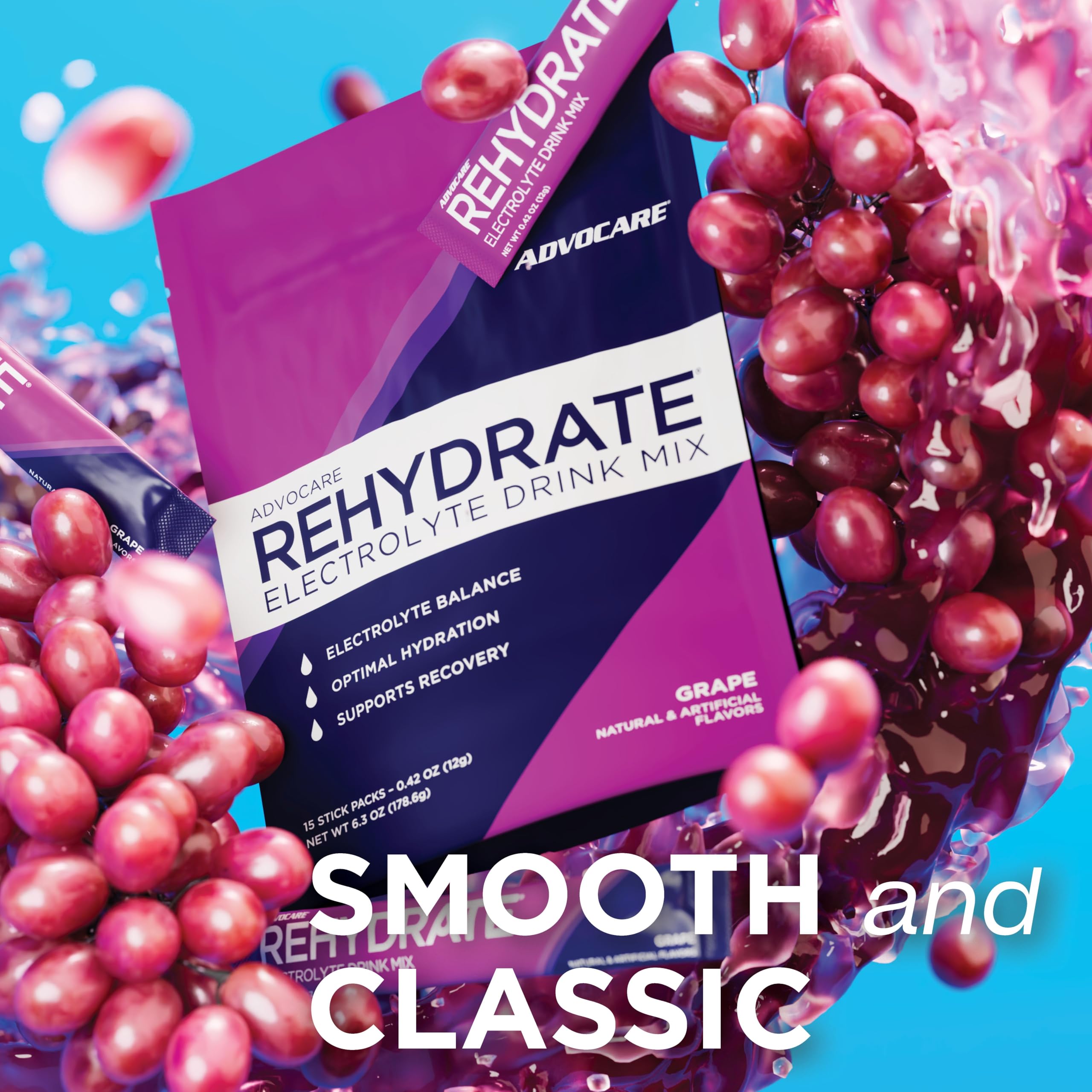 AdvoCare Rehydrate en bolso de gimnasio durante entrenamiento para recuperación rápida