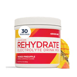 AdvoCare envase frontal mostrando etiqueta y sabor Mango Piña para identificación rápida