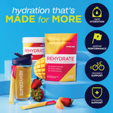 AdvoCare Rehydrate polvo textura fina que facilita la disolución rápida