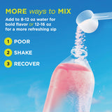 Cuchara con porción de AdvoCare Rehydrate lista para mezclar, conveniente y dosificable