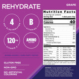 AdvoCare Rehydrate stick pack abierto mostrando porción individual y conveniencia