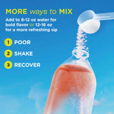 AdvoCare Rehydrate junto a una mano y llaves, tamaño portátil