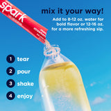 AdvoCare bebida mezclada en vaso lista para beber y refrescar energía