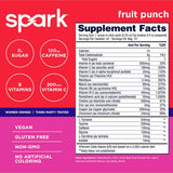 AdvoCare Spark polvo en primer plano, textura fina facilita mezcla rápida